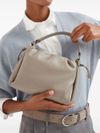 Borsa a secchiello Mellow piccola in pelle