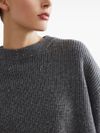 brunello cucinelli - Maglione in cashmere e lana con paillettes - 2