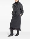 brunello cucinelli - Gonna lunga in lana con piume - 1