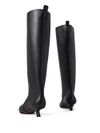 brunello cucinelli - High leather boots with heels - 4