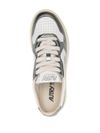 autry - White and silver calf leather 'Medalist' sneakers - 2