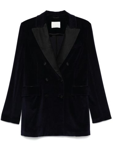 CIRCOLO 1901 - Double-breasted velvet blazer