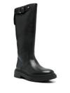 ash - Mandeville knee-high boots in calf leather - 1