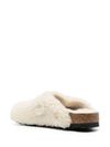 birkenstock - Boston Egg mules with fur - 2