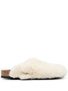 birkenstock - Mules Boston Egg con pelliccia