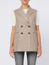 Gilet doppiopetto con tasche