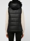 Gilet imbottito con pelliccia