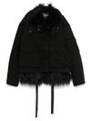 dondup - Denim jacket with faux fur