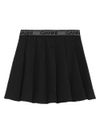 ganni - Pleated mini skirt with logo - 3