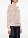 Maglione in lana con paillettes