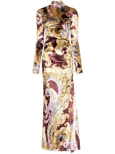 ETRO - Long paisley print dress