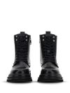 hogan - Calf leather lace-up combat boots - 1