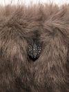 Mini Bond shoulder bag with fur