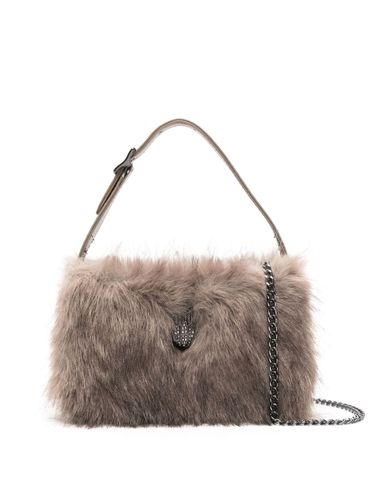 KURT GEIGER - Borsa mini Bond a spalla con pelliccia