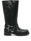 michael kors - Square-toe tall leather boots