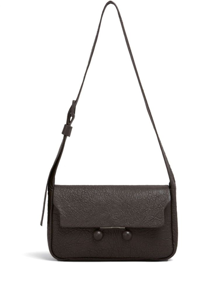 MARNI MEDIUM TRUNKAROO SOFT LEATHER SHOULDER BAG 