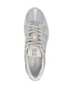 Sneakers Mased 7093 in pelle argento