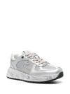 Mased 7093 sneakers in silver leather