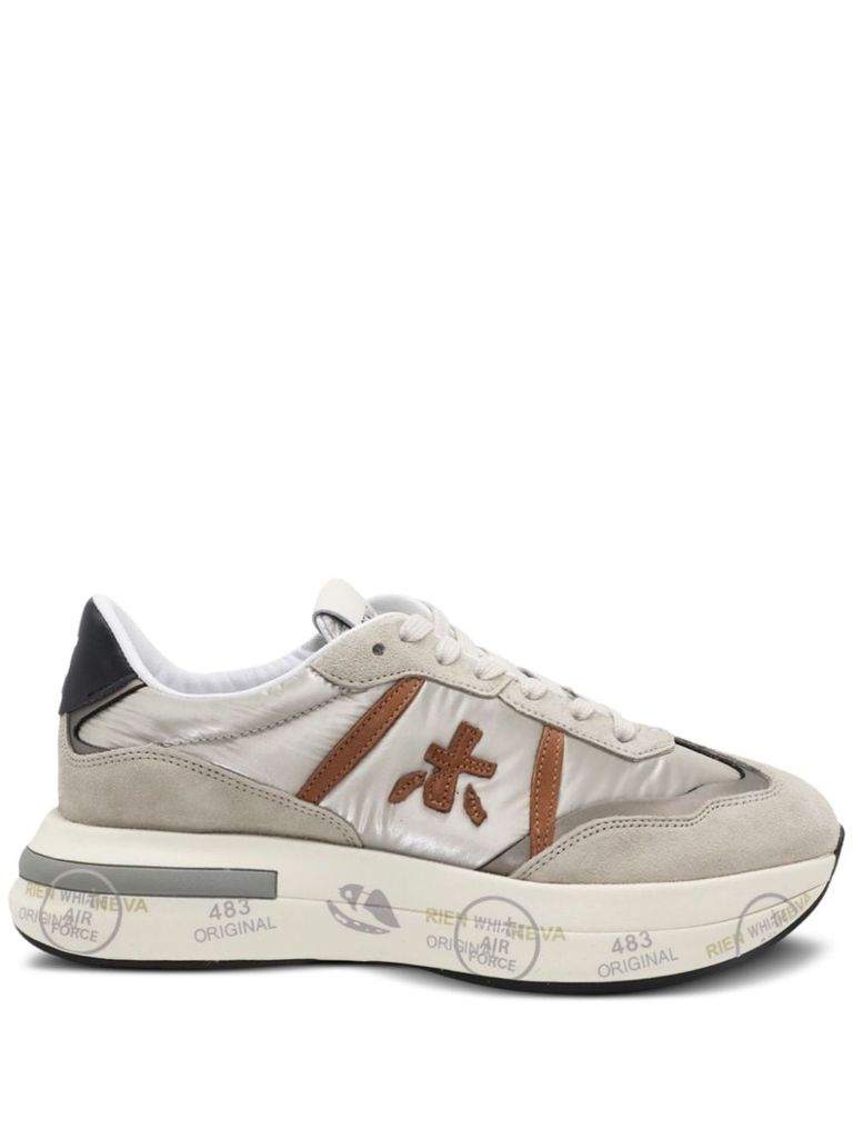 Shop Premiata Cassie 6470 Sneakers In Leather In Brown