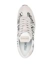 Sneakers Beth 6952 in pelle con motivo zebrato