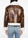 stand studio - Lorelle jacket in faux leather with fur - 4