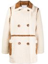 stand studio - Cappotto lungo Chloe in finto shearling