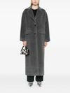 Long Carine coat in wool