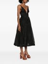 zimmermann - Midi Illustration dress in linen and silk - 3