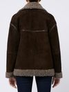 leather authority - Dale jacket in suede with fur - 4