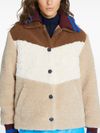 tory burch - Wool-effect bomber jacket with buttons. - 1