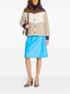 tory burch - Wool-effect bomber jacket with buttons. - 2