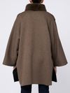 Cappotto lungo Cashdouble con pelliccia