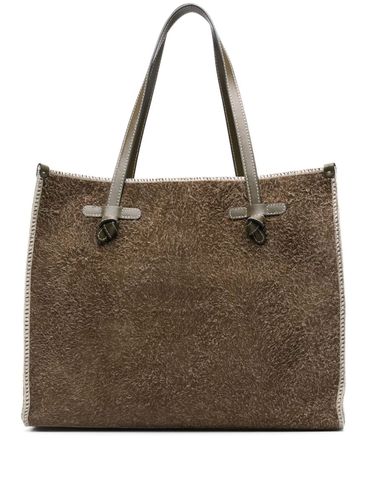 Marcella Loden suede shopping bag