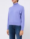 Matilde cashmere sweater with a high collar