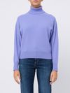 Matilde cashmere sweater with a high collar