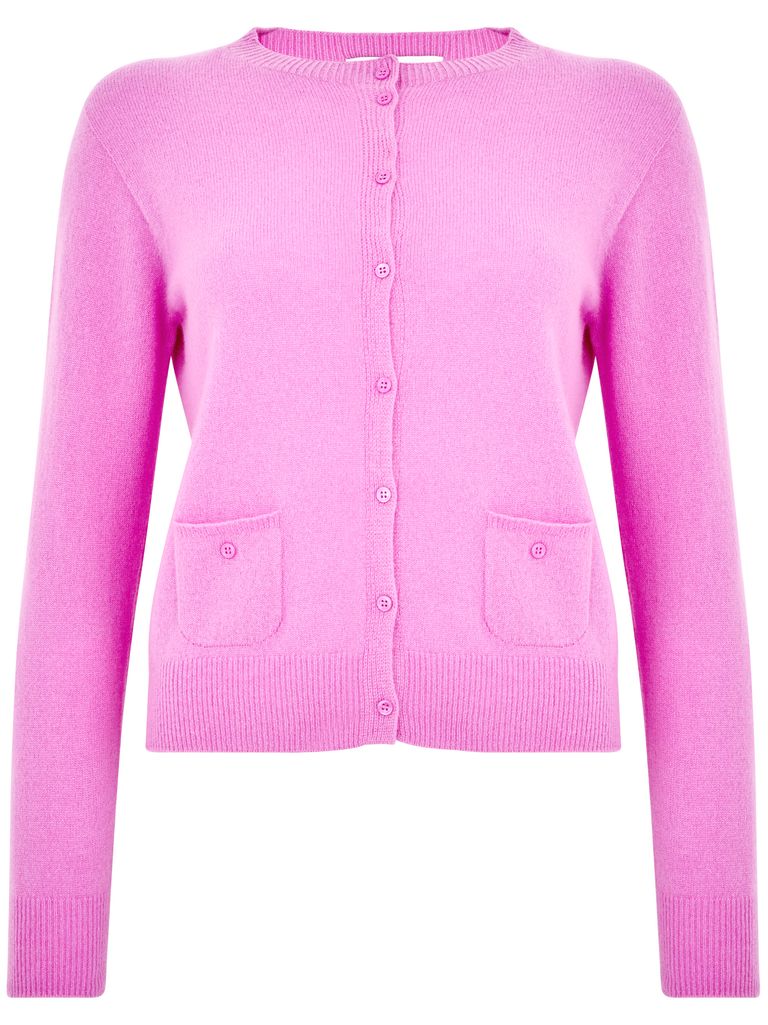 Vanisé Chanel Cardigan In Pink Cashmere