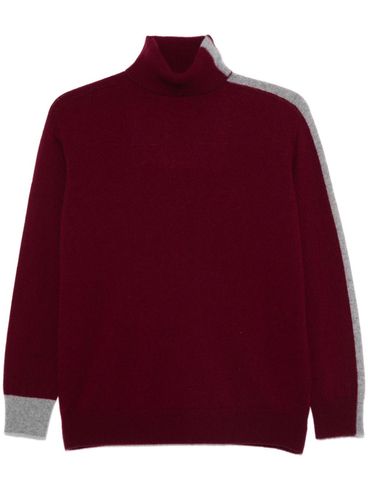 VANISE - Marlene cashmere sweater with a stripe