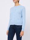 Chanel cardigan in light blue cashmere