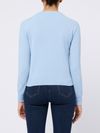 Chanel cardigan in light blue cashmere