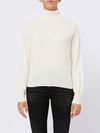 Matilde cashmere sweater with a high collar