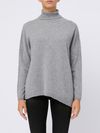 Giuly cashmere sweater with an asymmetric hem