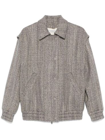 GOLDEN GOOSE - Patterned wool bomber jacket