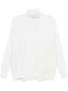 d exterior - Cashmere and wool sweater with embroidery - 4