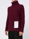 amaránto - Wool sweater with high neck - 1