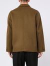 amaránto - Brown wool jacket with pockets - 3