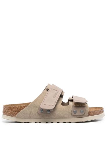 BIRKENSTOCK - Uji suede slippers