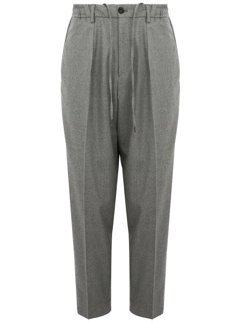 Be Able Dominique Wool Tailored Trousers In Grey