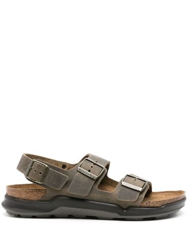 BIRKENSTOCK - Sandali Milano in pelle con doppio cinturino