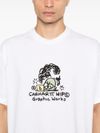 carhartt wip - T-shirt in cotone con stampa - 1