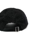 versace jeans couture - Cappello in shearling con logo ricamato - 1